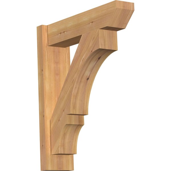 Ekena Millwork Balboa Slat Smooth Outlooker, Western Red Cedar, 5 1/2"W x 20"D x 24"H OUT06X20X24BOA06SWR - main